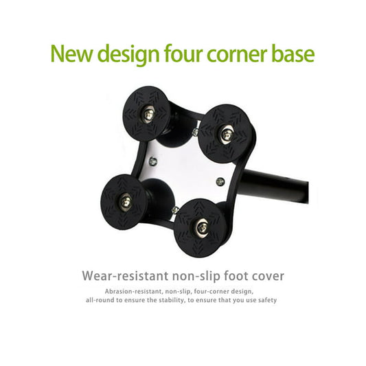 Father's Day Gift Walking Cane for Men Women, 10 Levels Adjustable Cane for Seniors with Led Lights, Aluminum Alloy Heavy Duty Free Standing Cane for Walking, Rubber Base