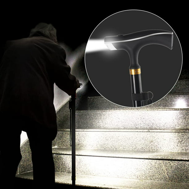 Walking Cane, 10 Levels Adjustable Cane for Men Women, Pivoting Quad Base