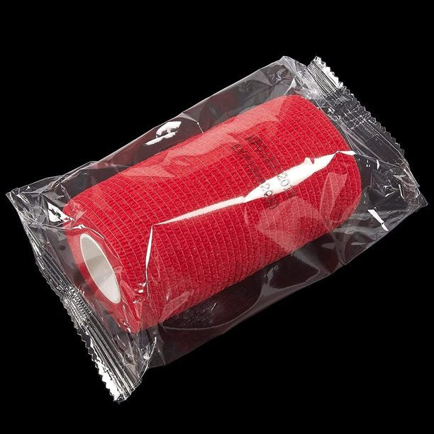 Self Adhesive Bandage Wrap, 2" x 5 Yards Elastic Sports Bandages, Breathable Cohesive Bandage Elastic Tape Vet Wrap for Pets, Athletic, Sports, Wrist, Knee, Ankle, Rainbow Colors