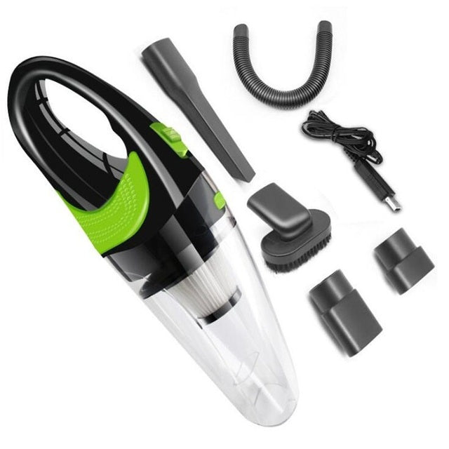 Portable Car Vacuum Cleaner, Handheld Cordless Rechargeable Car Vacuum, for Home, Car, Office Travel Cleaning, Black
