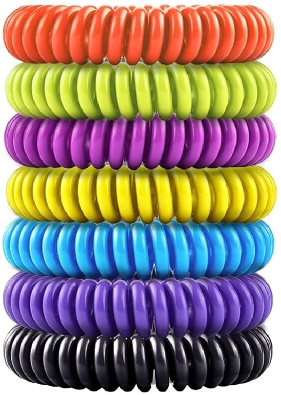MOONSUN Ultrasonic Mosquito Repellent Bracelet Children Adult Anti Mosquito Wristband Insect Pest Control Ultrasonic Repeller 2 Pack