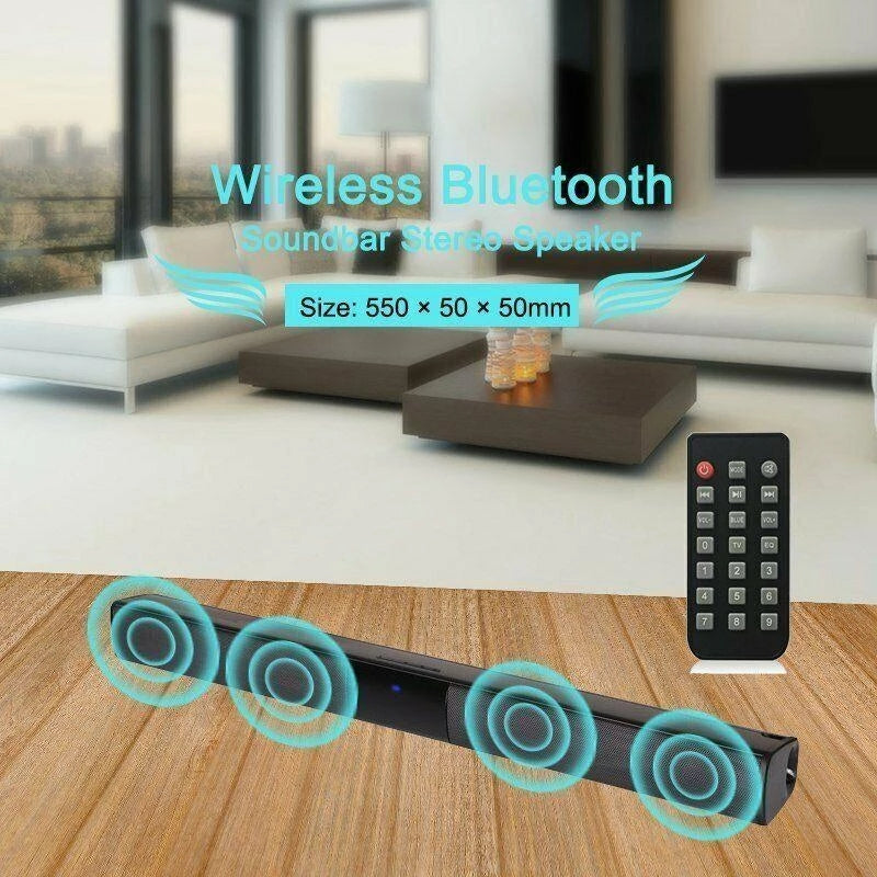 Sound Bar for TV, Home Theater Soundbar Works with Smart/4K TV/CEC Remote/Optical/AUX/PC/Wall Mounted Speaker