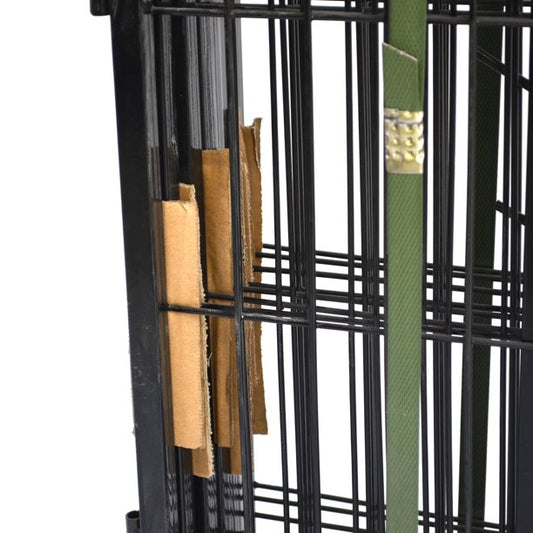 Moonsun Dog Pet Frame Fence ,Heavy Duty Large Indoor Metal Puppy Dog Run Fence / Iron Pet Dog Playpen, Strong Metal Frame Kennel Durable Indoor & Outdoor Kennel for Large Dogs