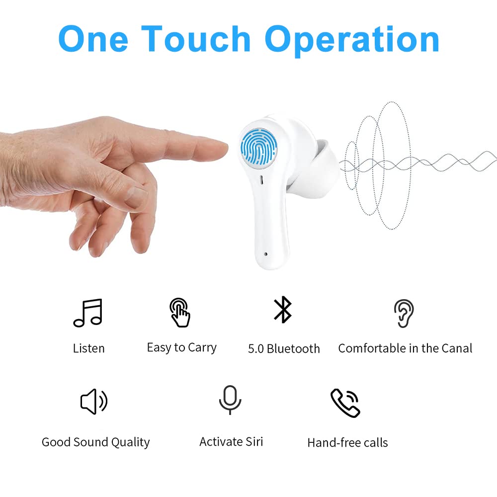 MOONSUN Hearing Amplifier for Seniors, Rechargeable Sound Hearing Amplifier with Noise Reducation, Including Charging Case, for Adults and Senior, A Pair