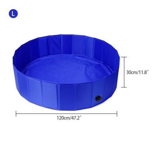 MoonSun Portable Pet Dog Swimming Pool Pet Bath Pool for Puppy Washing PVC Outdoor Durable Bathing Tub Kid Pool for Dogs