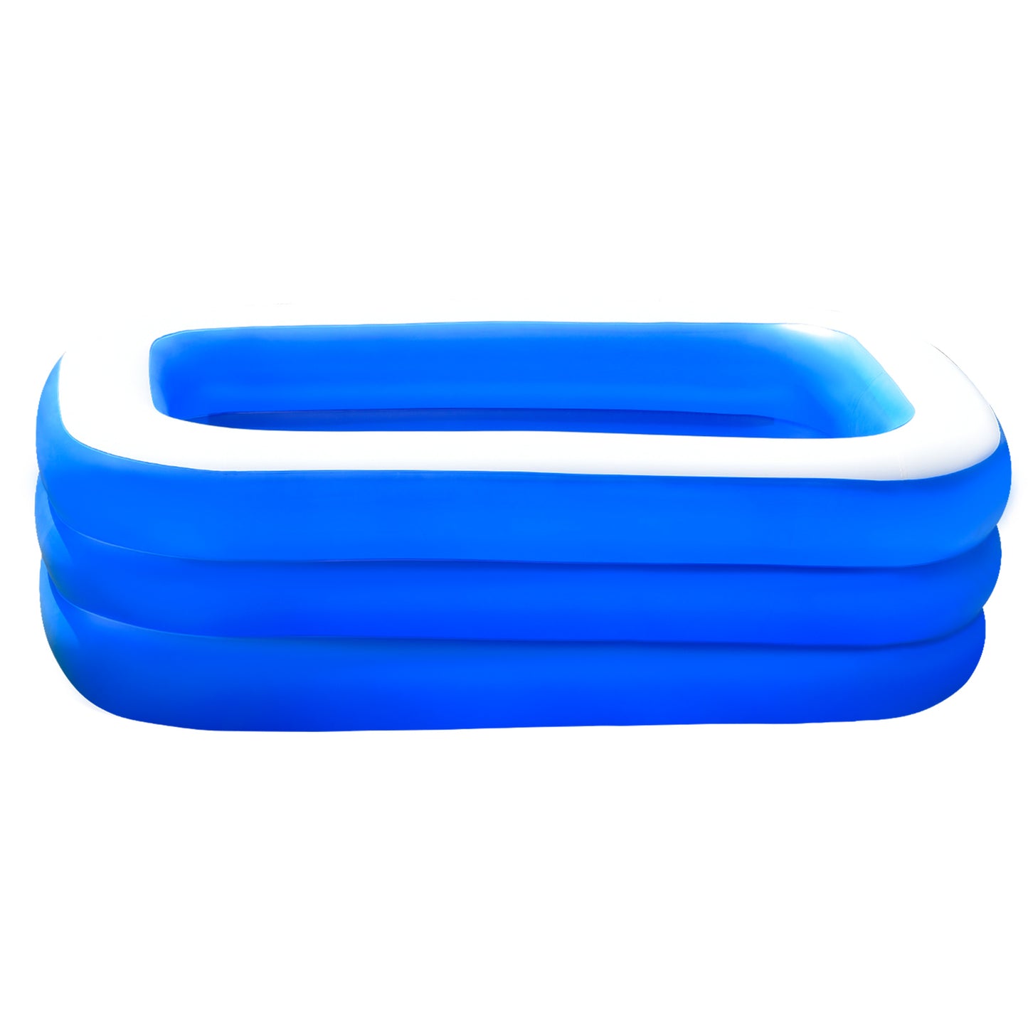 Inflatable Swimming Pools, Inflatable Pool for Kids, Kiddie, Toddler, 117" X 69" X 53" for Outdoor, Backyard, Garden, Indoor