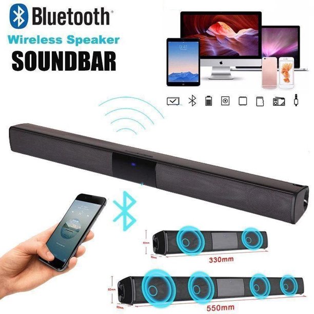 Sound Bar for TV, Home Theater Soundbar Works with Smart/4K TV/CEC Remote/Optical/AUX/PC/Wall Mounted Speaker
