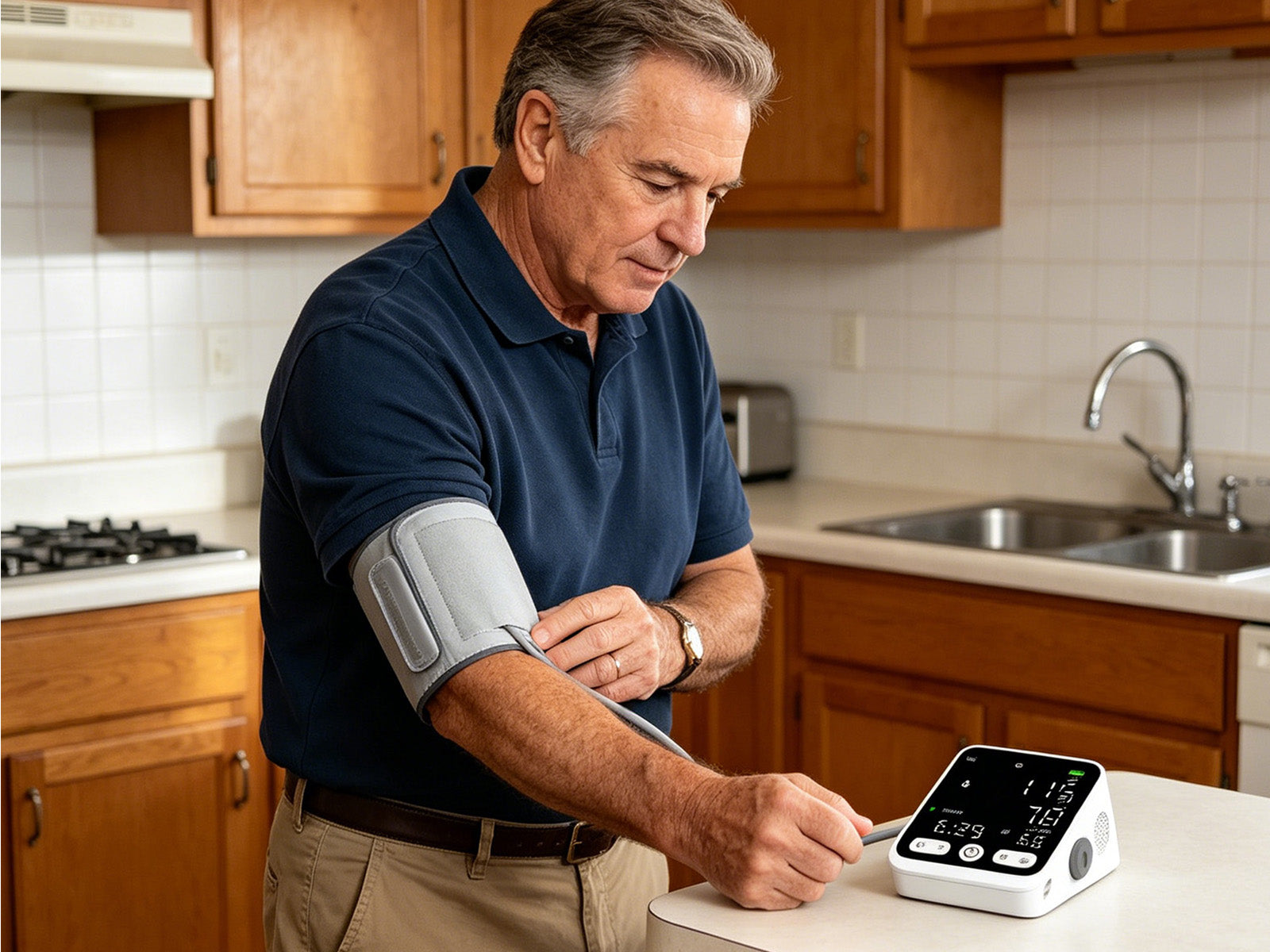 Moonsun Smart Upper Arm BP Monitor: My Go-To for Hassle-Free At-Home Health Tracking
