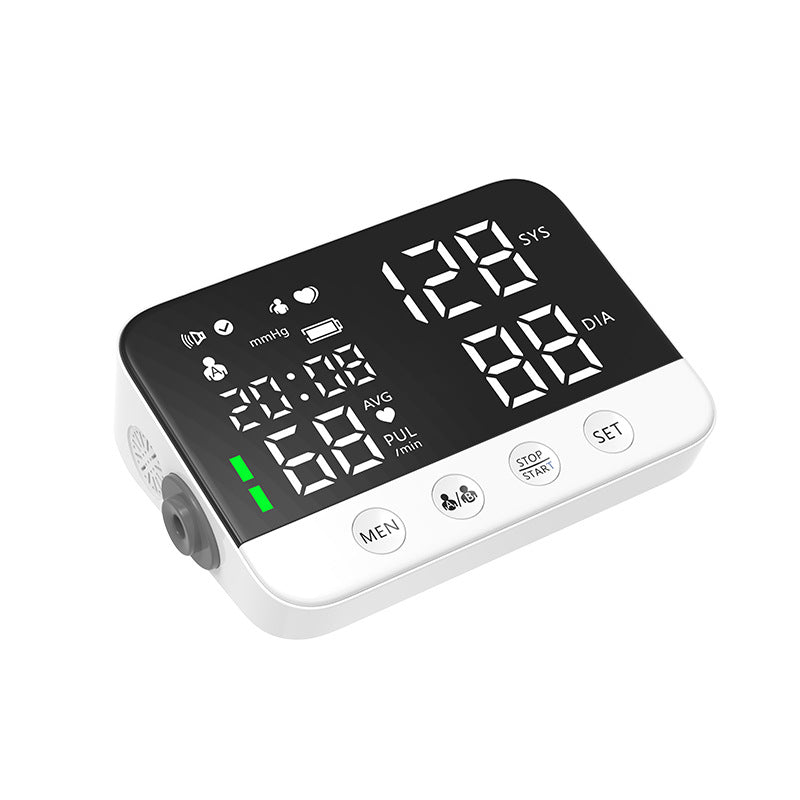 Moonsun Blood Pressure Monitor Upper Arm, 8.7-17'' Adjustable Blood Pressure Cuff for Home use, LED Color Backlit Screen