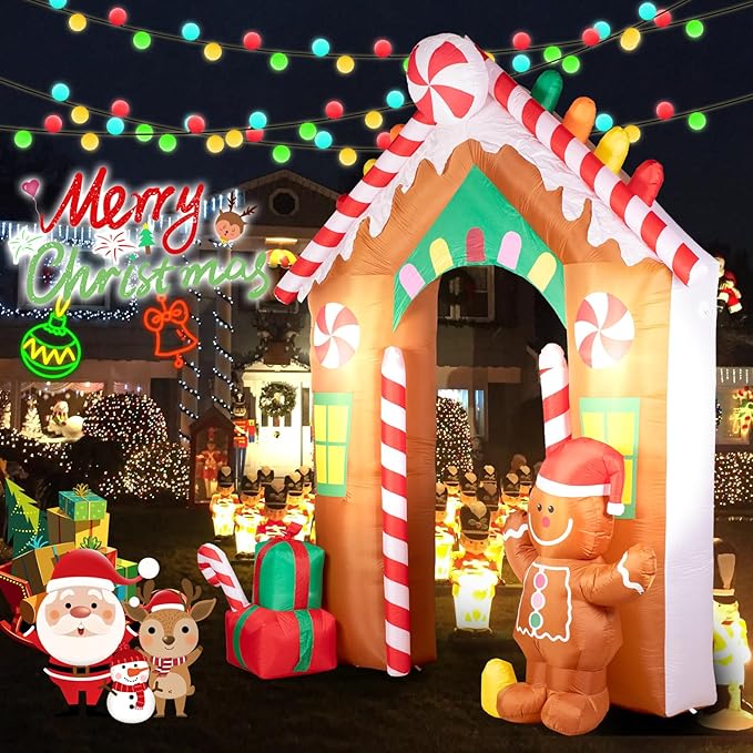 Bright Inflatable Storefront Arch - Fast Blow-Up, Weather-Resistant Design for Retail Promotions, Street Marketing & Pop-Up Events
