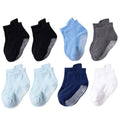 8 Pairs Baby Socks with Grippers, Non Slip Grip Baby Socks for 12-36 Months Infants Newborn Toddlers Boys Girls