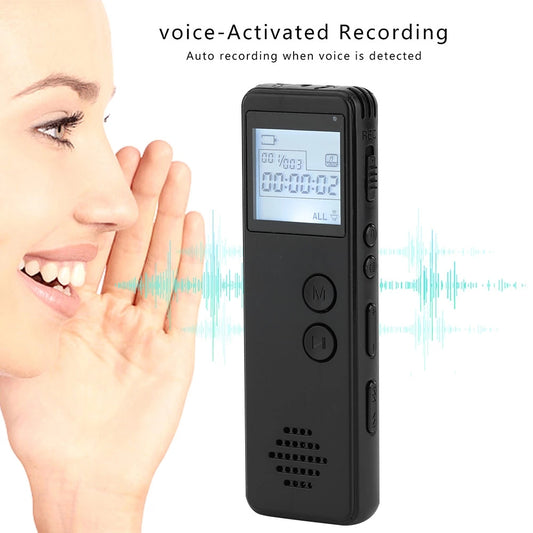 Voice Recorder, 16GB Digital Voice Audio Recorder, with Rechargeable Stereo HD Noise-free Recording Voice