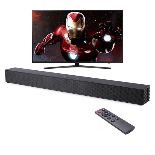 Sound Bar, Home Theater TV Soundbar Works with Smart/4K TV/CEC Remote/Optical/AUX/PC/Wall Mounted Speaker