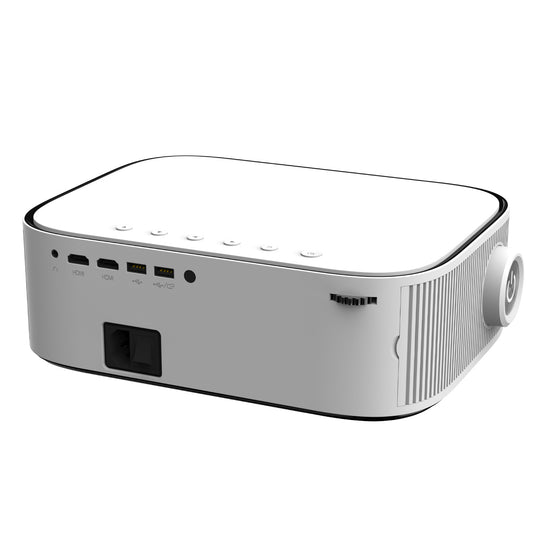Portable Projector, Mini Video Projector Compatible with iOS/Android/Win for Outdoor Movie, Home Theater