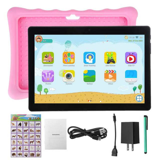 Kids Learning Tablet , 2GB RAM, 32GB ROM, Android 11, 1.8GHz Quad Core Processor, IPS HD Display, 7” Android Tablet, Blue