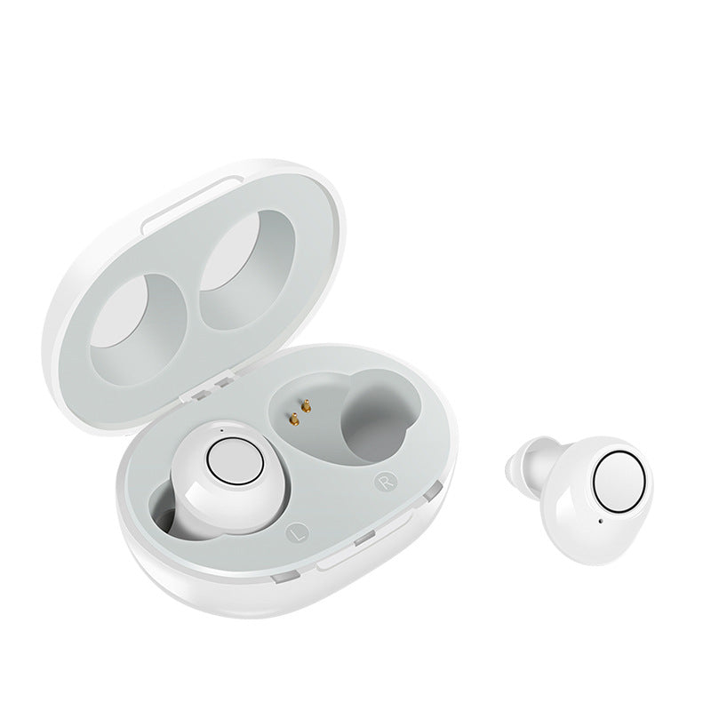 MOONSUN Bluetooth Hearing Amplifier for Seniors and Adults，Rechargeable with Noise Cancelling, Including Charging Case, A Pair