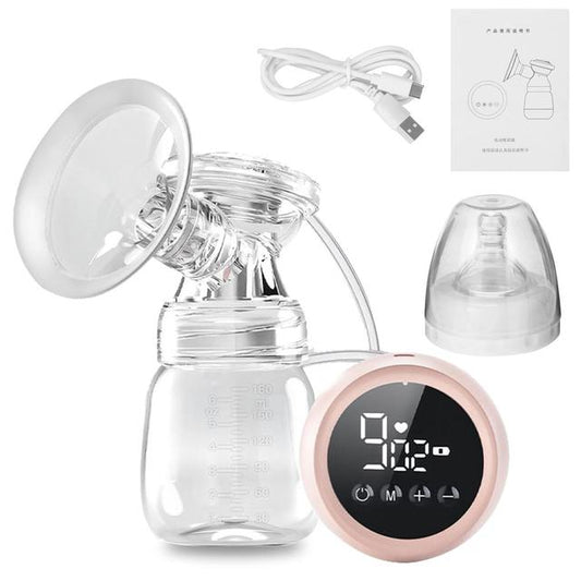 Electric Breast Pump, Feeding Pumps Pain-Free, 4 Modes 9 Levels, Hand-Free Breastfeeding for Mom