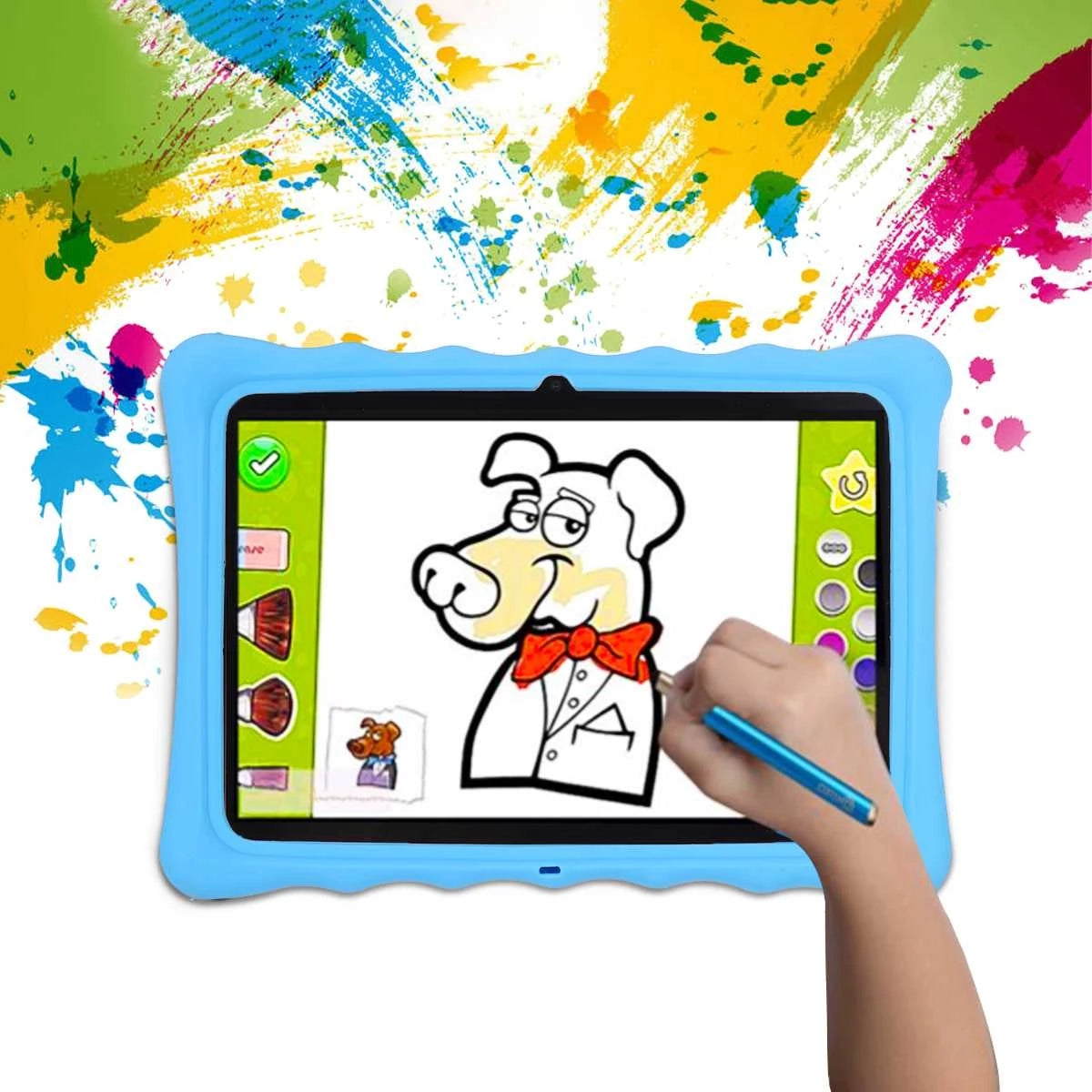 Kids Learning Tablet , 2GB RAM, 32GB ROM, Android 11, 1.8GHz Quad Core Processor, IPS HD Display, 7” Android Tablet, Blue