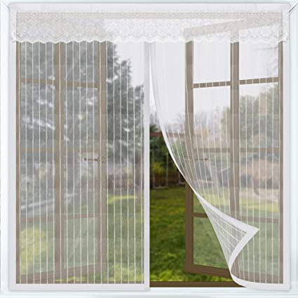 MOONSUN Anti Mosquito net Screen, Window Screen Netting for Indoor ,DIY Glass Fiber Screen Mosquito Bug Room Curtain Mesh