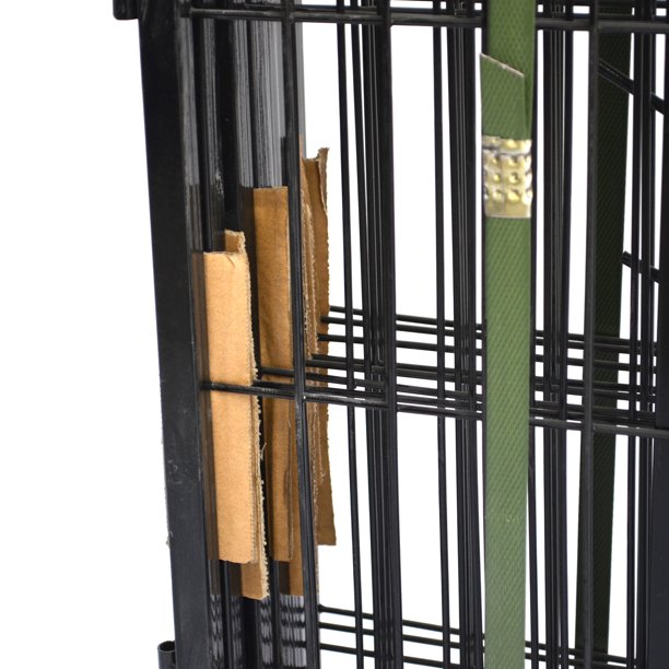 Moonsun Dog Pet Frame Fence ,Heavy Duty Large Indoor Metal Puppy Dog Run Fence / Iron Pet Dog Playpen, Strong Metal Frame Kennel Durable Indoor & Outdoor Kennel for Large Dogs