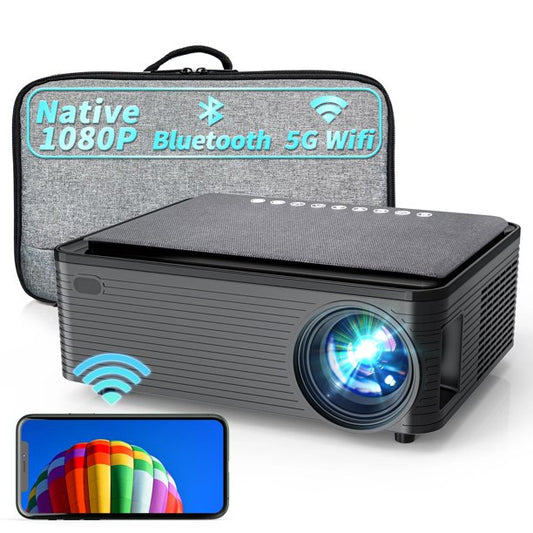 Portable Projector Mini Video Projector Compatible with iOS/Android/PC for Outdoor Indoor Movie, Home Theater