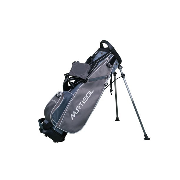 MoonSun 5 Piece Golf Club Set with Bags for Junior 11-13 Years Boys & Girls Gray - Right Hand & Left Hand