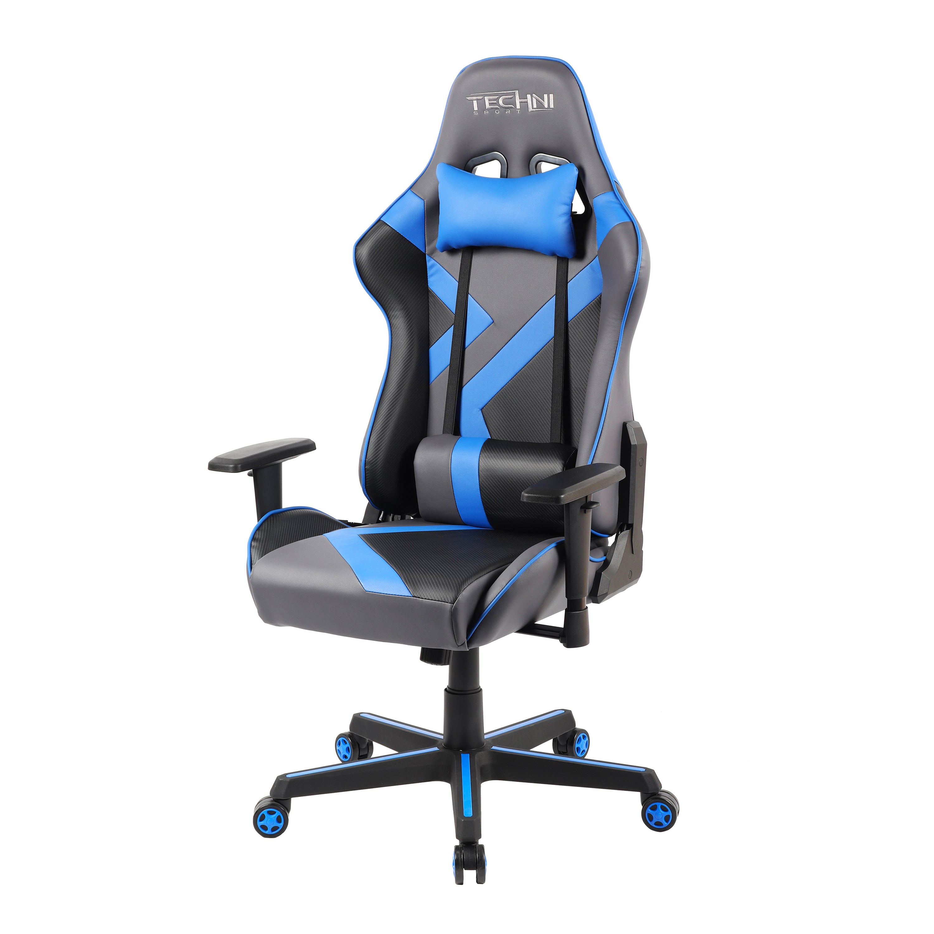 MOONSUN Sport TS-70 Office-PC Gaming Chair, Blue