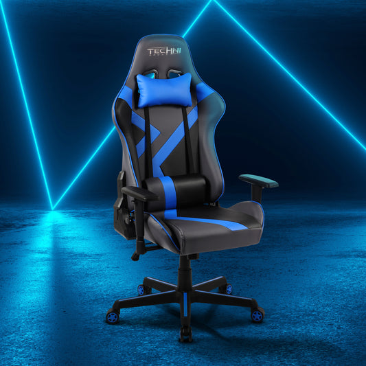 MOONSUN Sport TS-70 Office-PC Gaming Chair, Blue