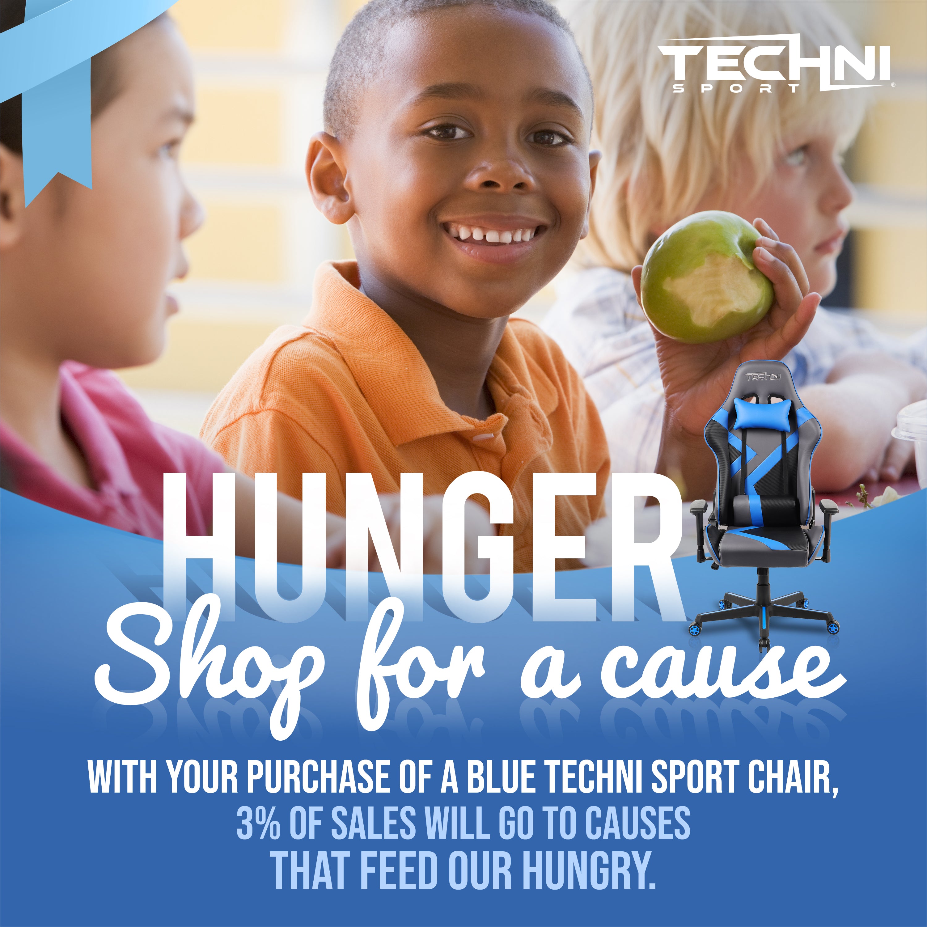 MOONSUN Sport TS-70 Office-PC Gaming Chair, Blue