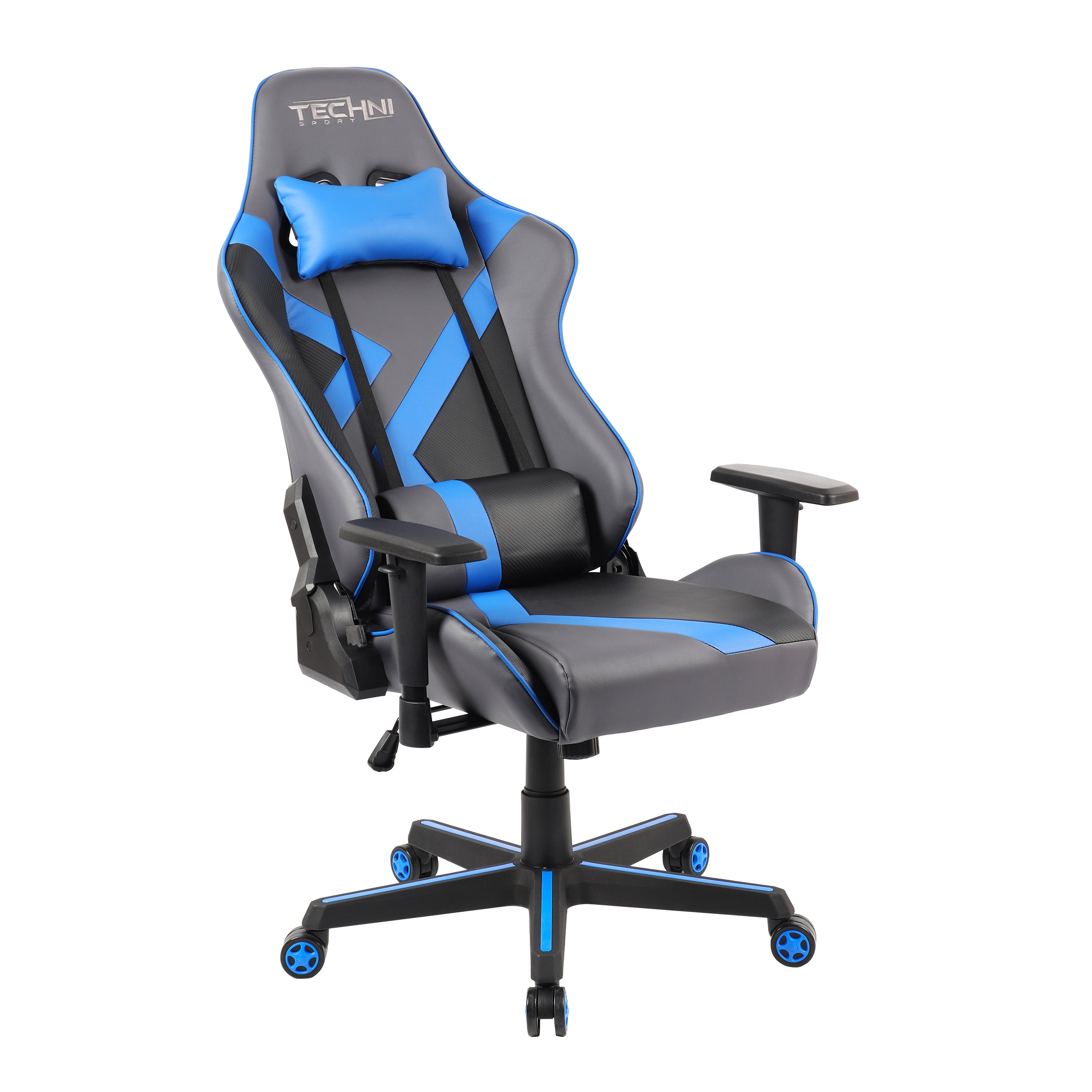 MOONSUN Sport TS-70 Office-PC Gaming Chair, Blue