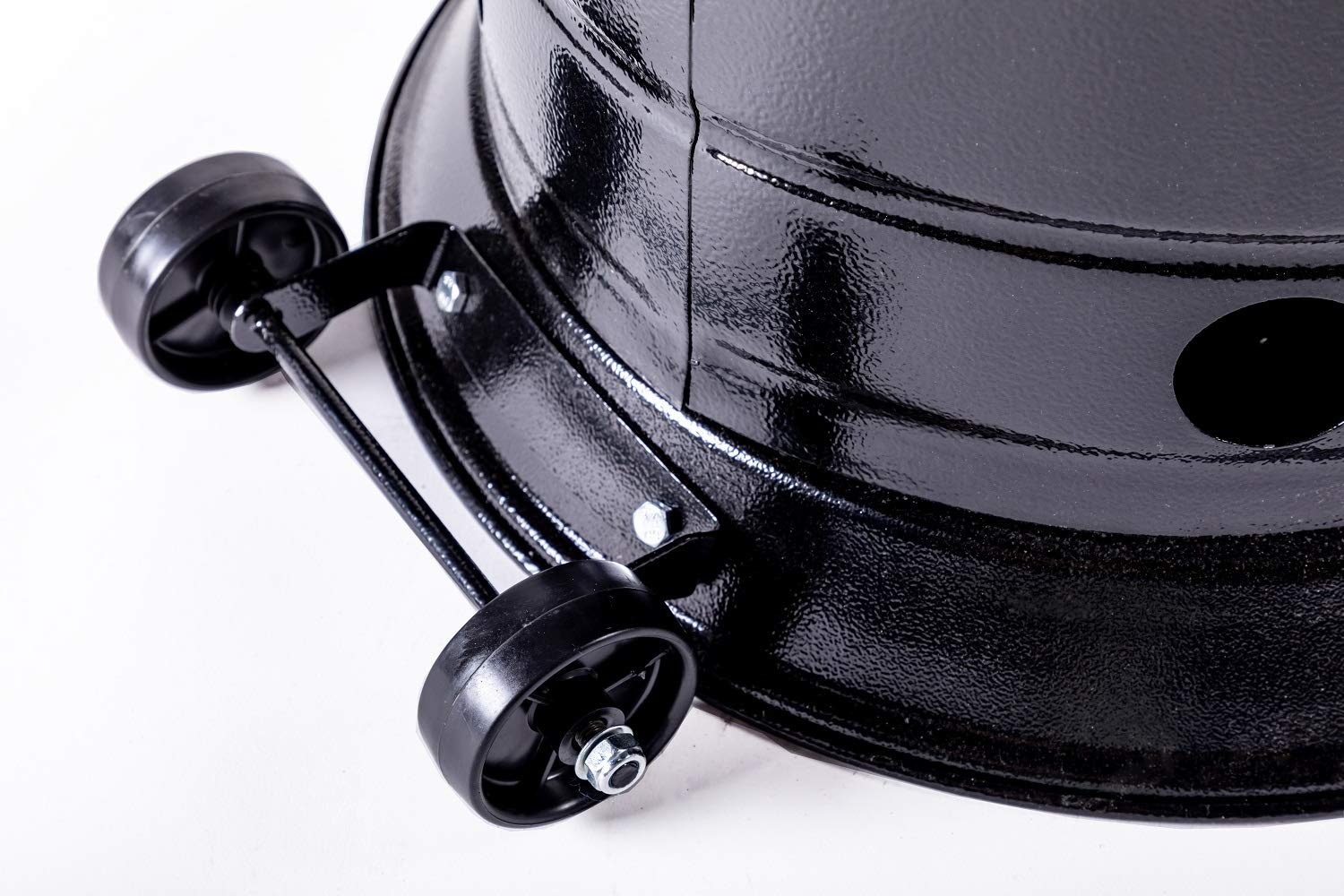 MOONSUN Outdoor Patio Propane Heater with Portable Wheels 47,000 BTU 88 inch Standing Gas Outside Heater Stainless Steel Burner Commercial & Residential Hammered for Party Restaurant Garden Yard