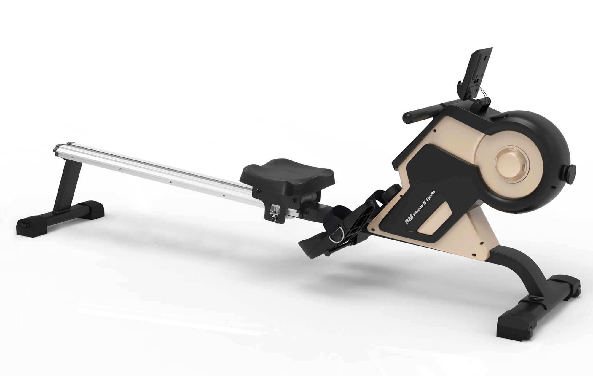 MOONSUN Rowing Machine Indoor Rower with Magnetic Tension System,LED Monitor and 8-level Resistance Adjustment Equipment