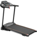 MoonSun Folding Treadmill, Under Desk Electric Treadmill Motorized Running Jogging with LED Display /Audio Speakers /Incline Adjuster for Home Office